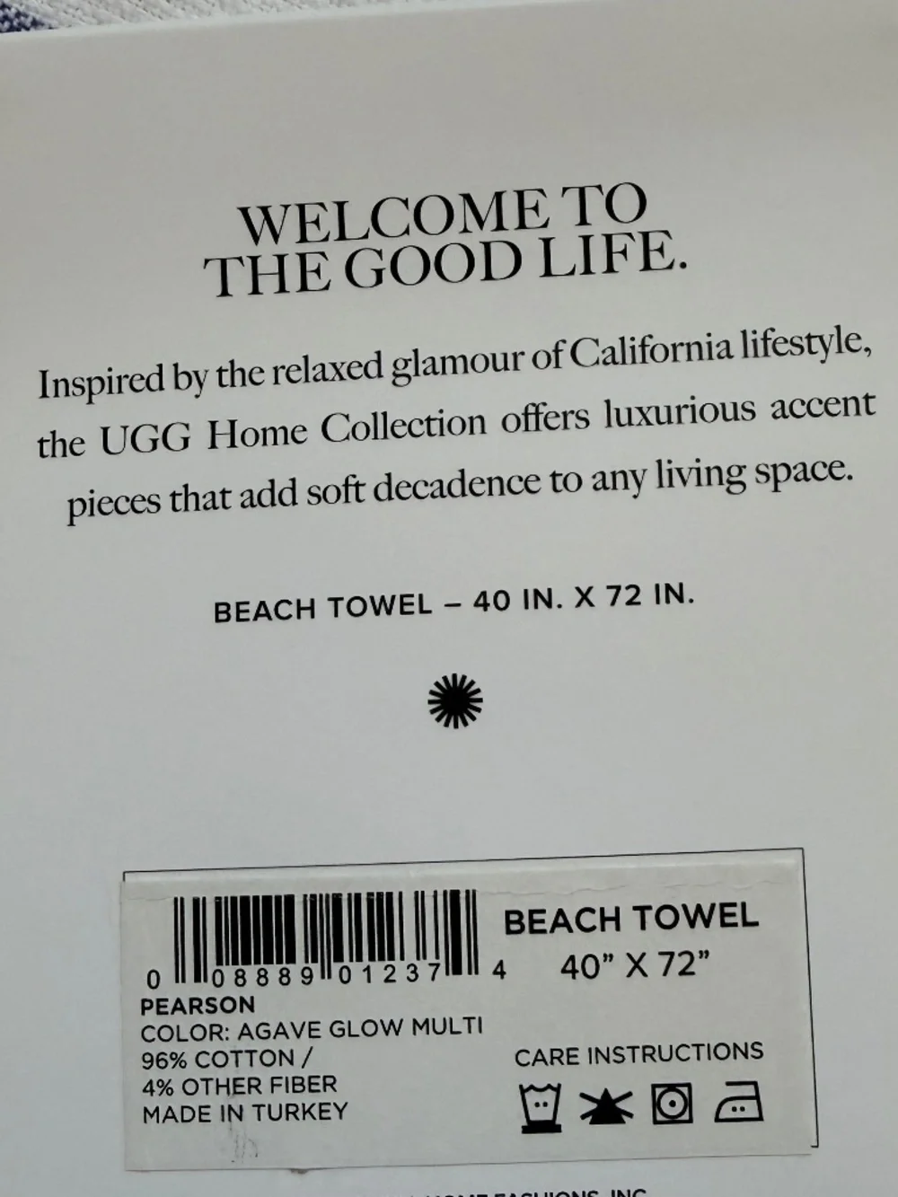 UGG Pearson Striped Beach Towel 40